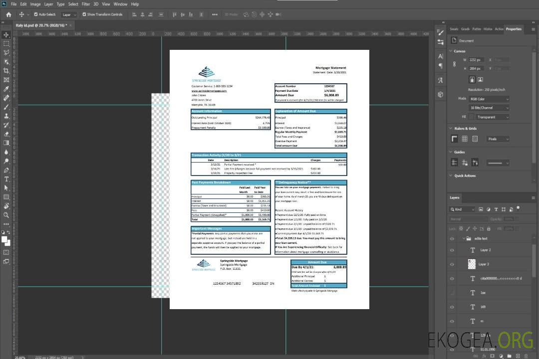 États-Unis Springside Mortgage excel pdf template États-Unis Springside Mortgage excel pdf template